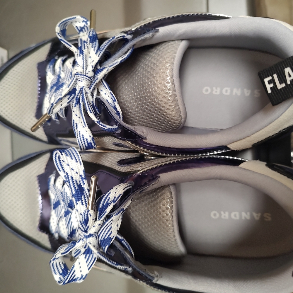 Sandro Flame Sneakers size 10.5 - Picture 7 of 13